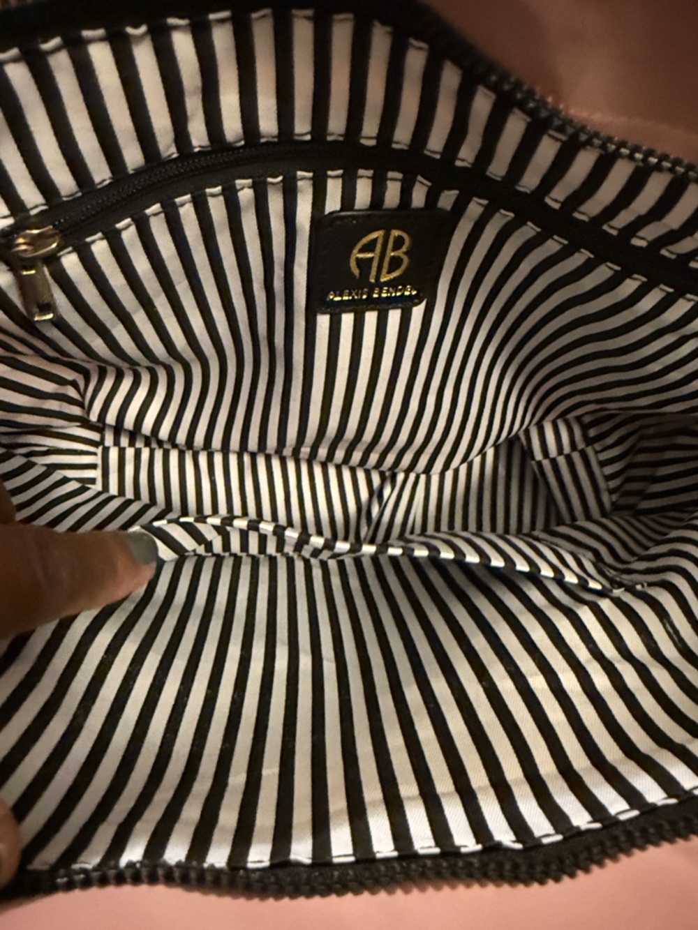 Alexis Bendel Quilted Blush Pink Tote with Logo Plaque - Picture 11 of 11